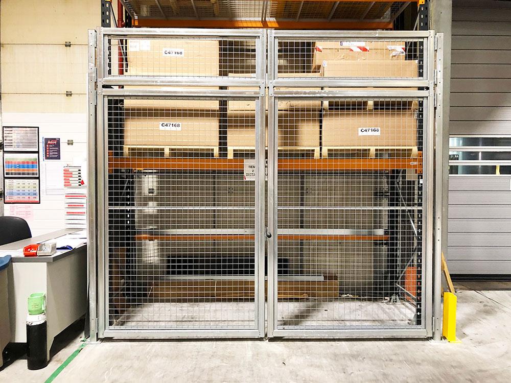 Mesh security doors OfficeSTOR
