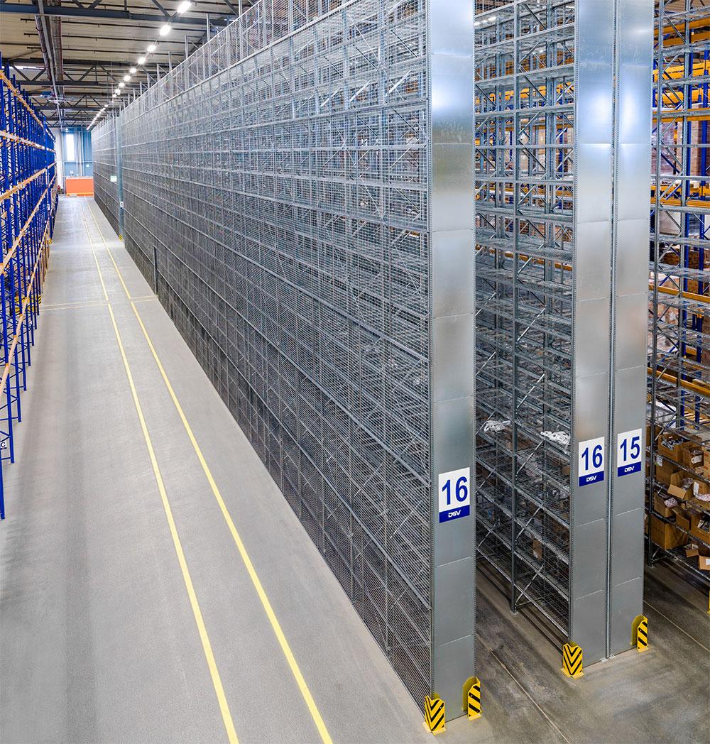 Mesh anti-collapse to stop items from falling from height | OfficeSTOR